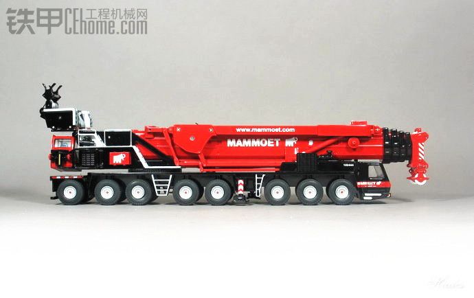 MAMMOET 公司的GMK7450 实车与模型对比