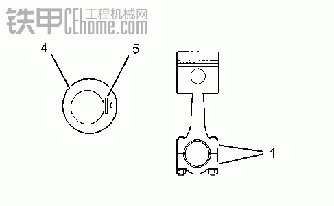 卡特320D C4.2 和 C6.4發(fā)動機連桿規(guī)格