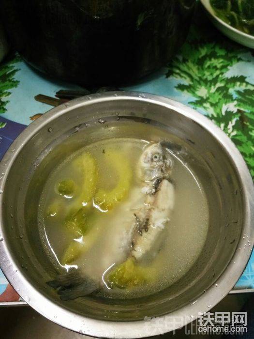 苦瓜鯽魚湯
