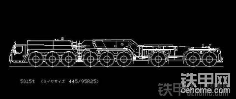 在岛国一家吊装公司的网站上面居然有LTM1750-9.1的CAD档可以**