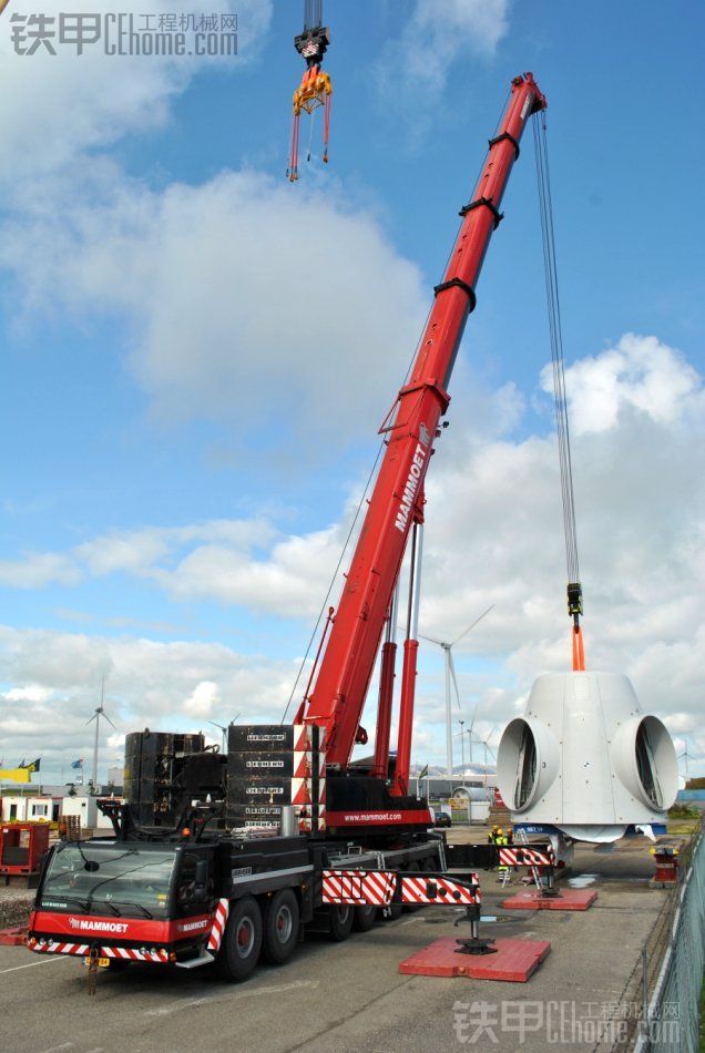 配备强力臂的lr11350吊装风机