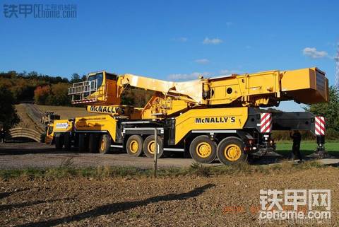 LIEBHERR&#160;LTM11200-9.1安装风机（Mc&#160;NALLY'S涂装）