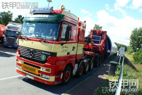 Mercedes-Benz&#160;Actros&#160;Titan&#160;4157/Goldhofer&#160;风机运输车