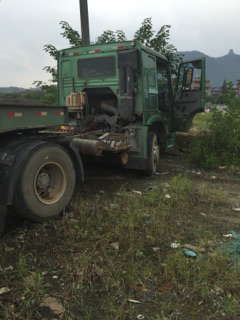 4年半前四后四大板車一輛，車在杭州