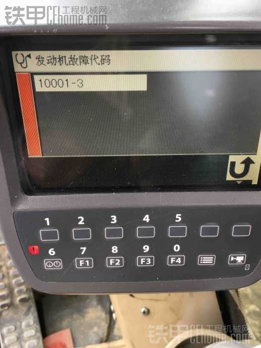 日立挖机zx210-3发动机故障报警