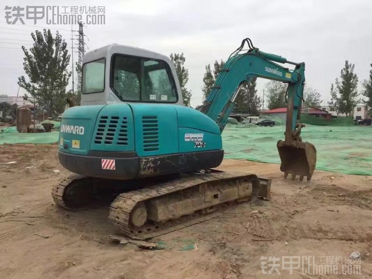 山河70小挖機，賣多少錢合適呢，找一個愛車的人