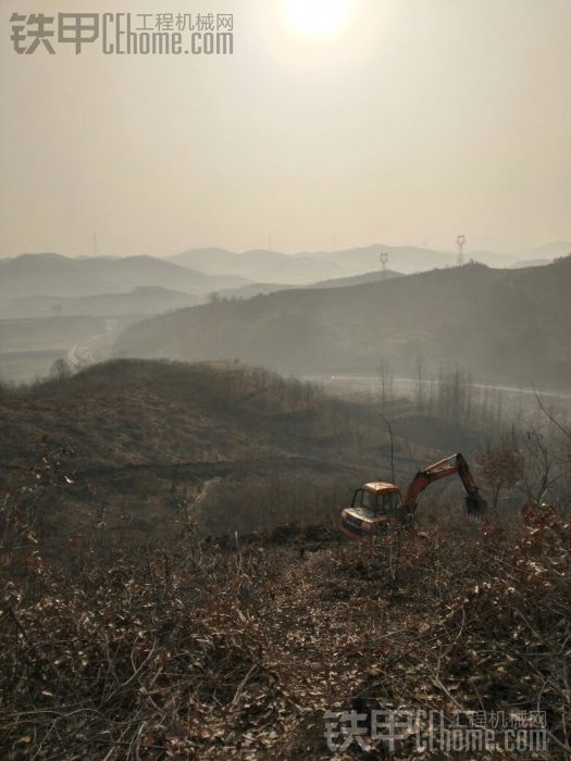 山上干活