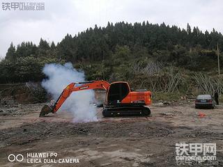 斗山DX150开工了