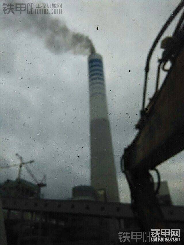 电厂试运行，也冒黑烟