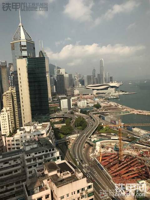 香港工地上的工程机械