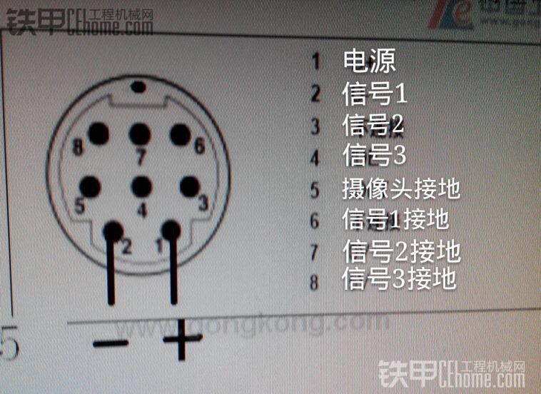 傻瓜式教程：小松PC220-8原車顯示屏改裝攝像頭