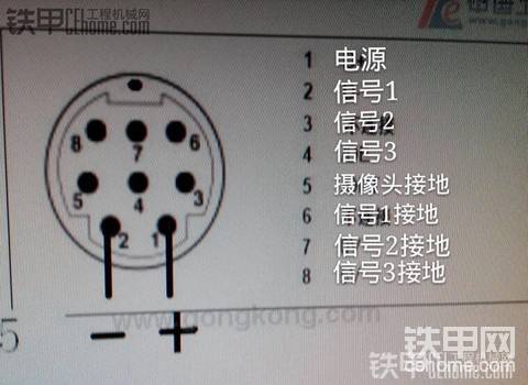 傻瓜式教程：小松PC220-8原车显示屏改装摄像头