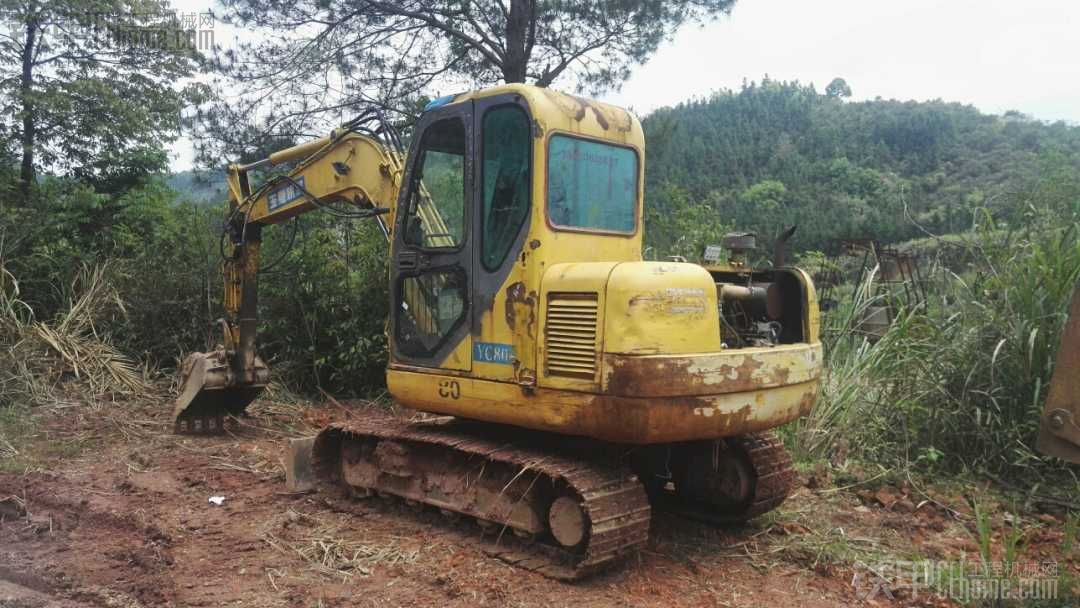 玉柴80挖掘機(jī) 我的老朋友