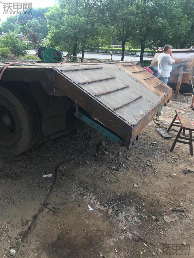 拖车改装完毕