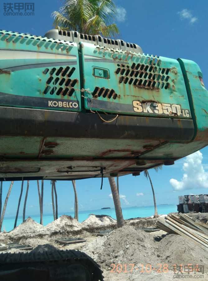 馬爾代夫賺錢利器 淺海挖沙利器高腰挖機(jī)