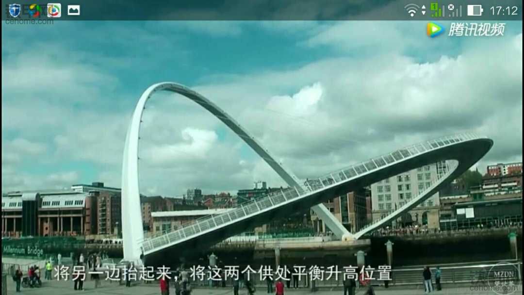 可以擺動(dòng)的大橋