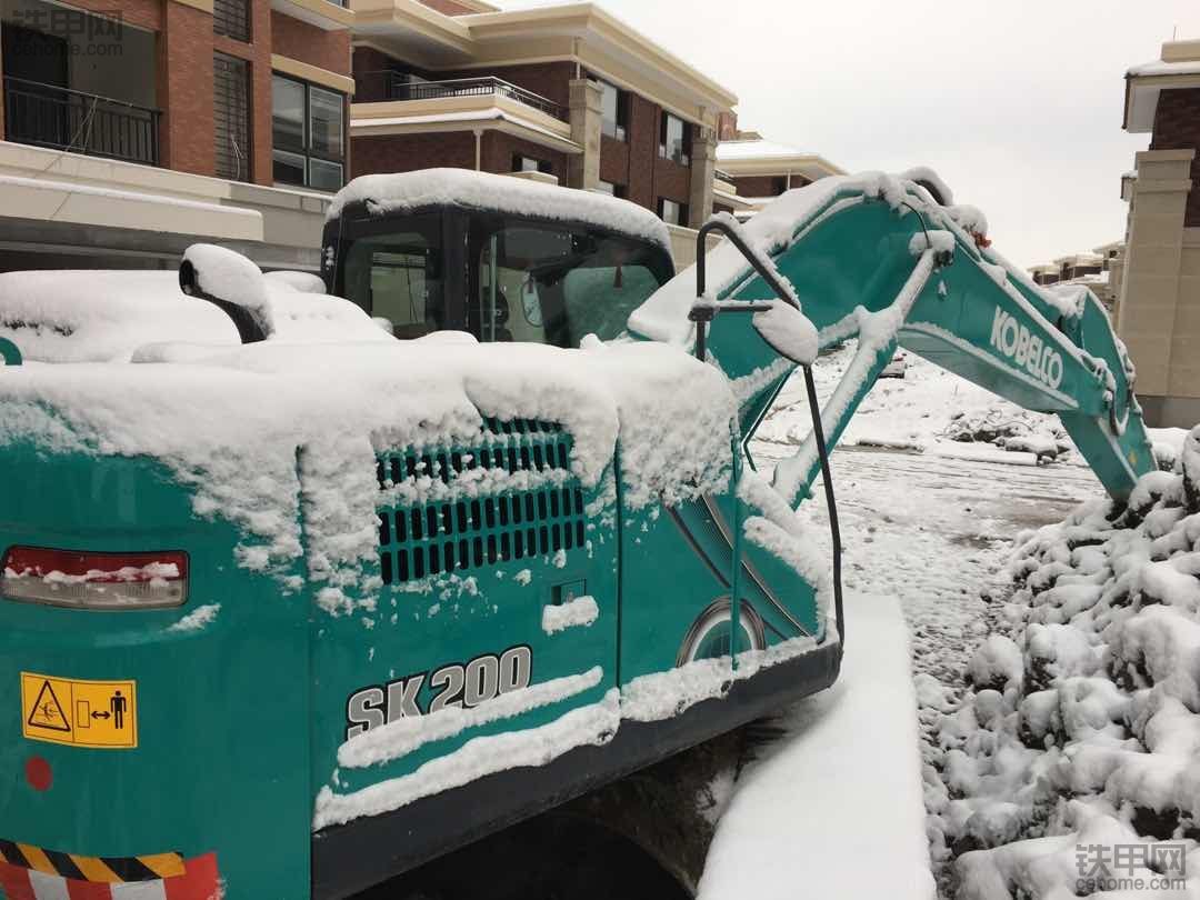 这天好干活吗？第一次看见这么大的雪