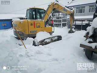 【2018开工大吉】东北特色工程——挖机推雪