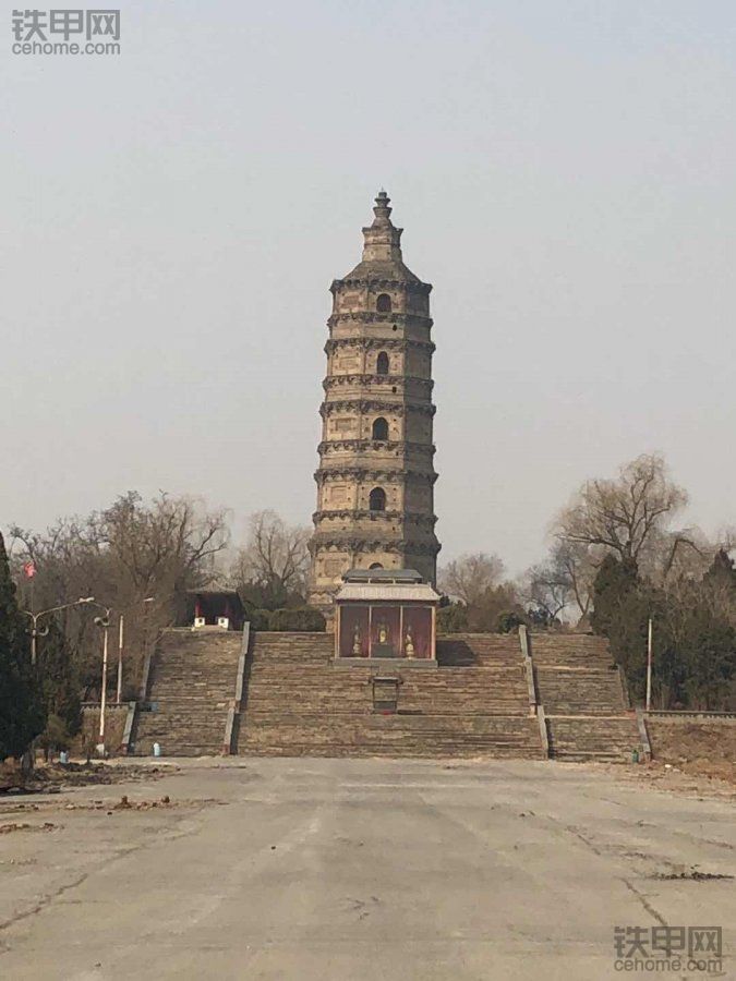 隋唐古塔半日游，偶遇斗山370，卻沒發(fā)現(xiàn)鐵甲車貼