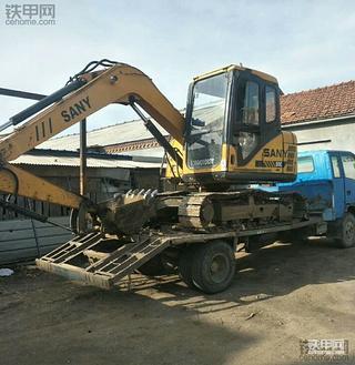 这台三一SY75C用了8000小时，三大件没动过！