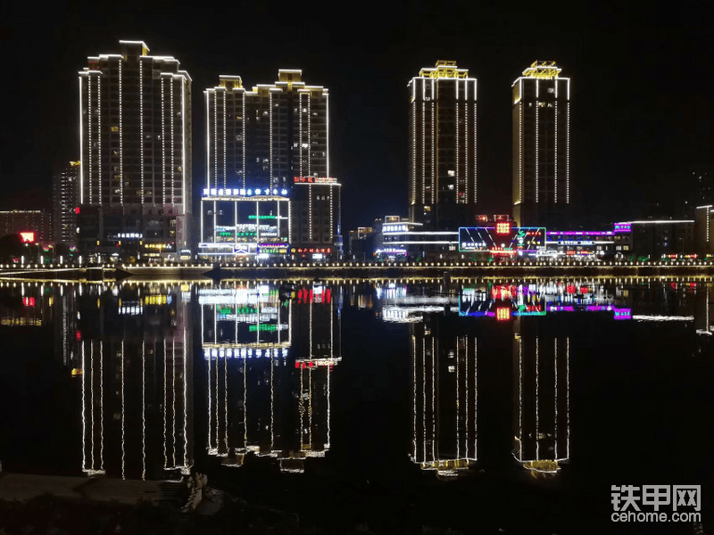 美丽的广丰夜景