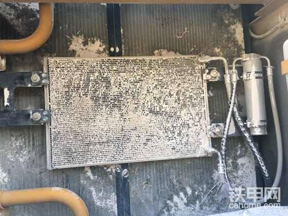 挖机拌白灰空调散热器堵塞怎么清洗？-帖子图片