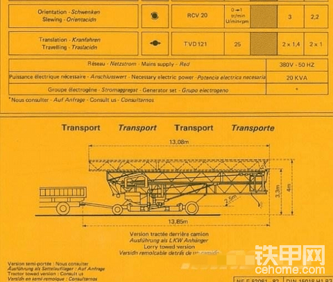 海外靓机：移动折叠塔吊