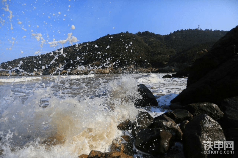 洞头海边栈道工地