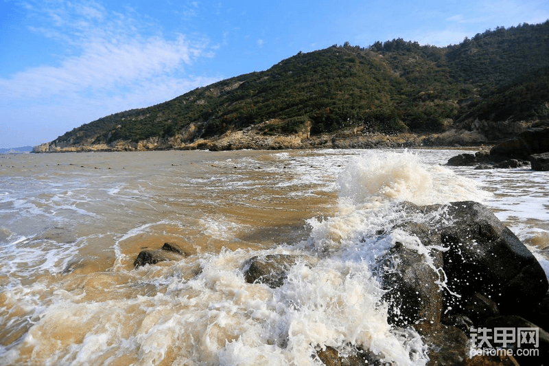 洞头海边栈道工地