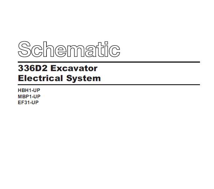 卡特336D2中文版本电路图纸