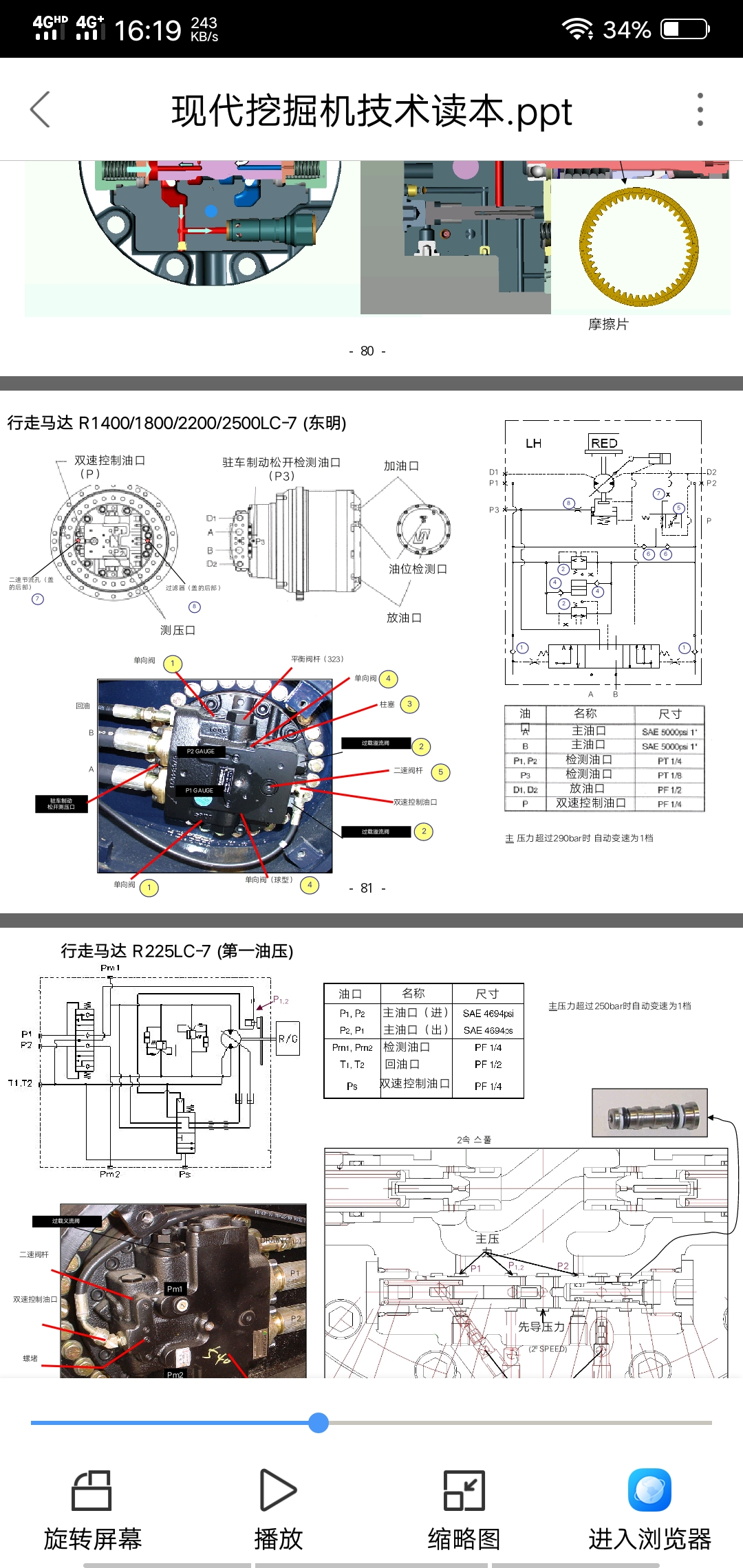 挖掘機(jī)維修資料數(shù)據(jù)