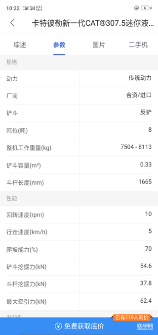 誰知道卡特307.5挖機(jī)多少錢 麻煩知道得說下