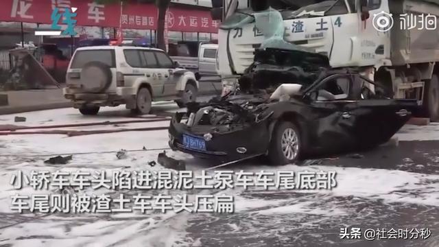 吊車追尾無情，行車途中定要保持安全距離