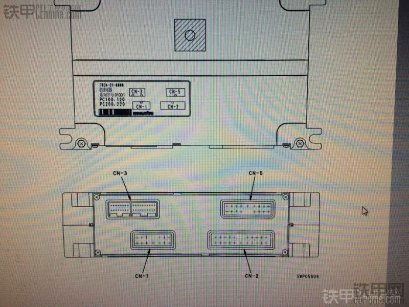 小松220-6电脑板端子针脚作用图谁分享一下，谢谢