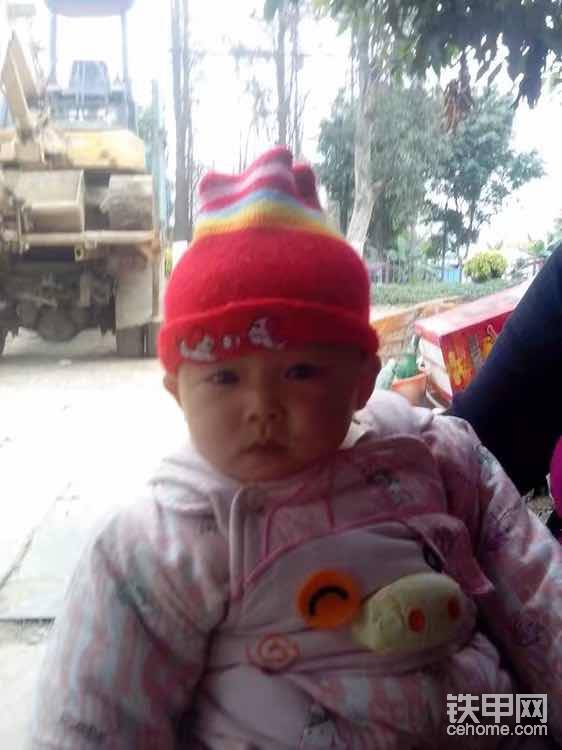 小侄女沒走路的時候，