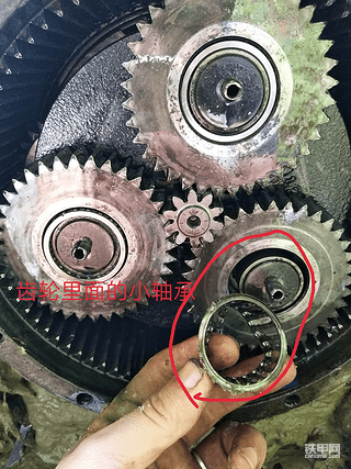 剛換的行走馬達軸，3個小時就壞了