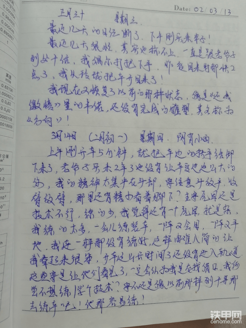 这是02年毕业后正经跟老爹学车。从上学快中专毕业那年，老头就乐意在大休时带我干活，但是我就没跟他几次。