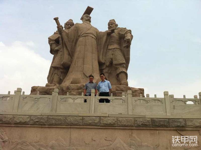 秦皇漢武，雁門關(guān)外新廣武與卡特代表合影！