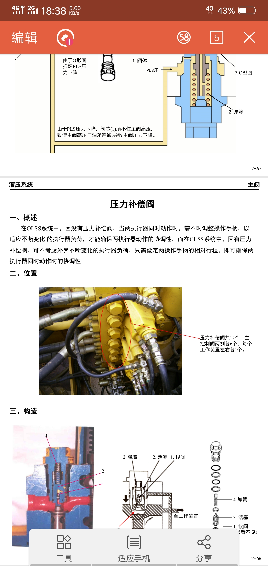 挖掘機維修資料