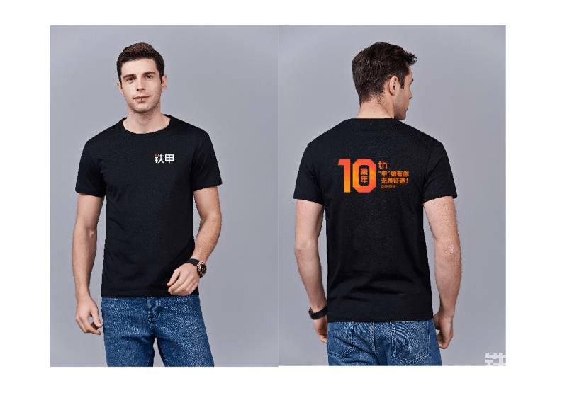 二等奖：铁甲10周年T恤（10件）
