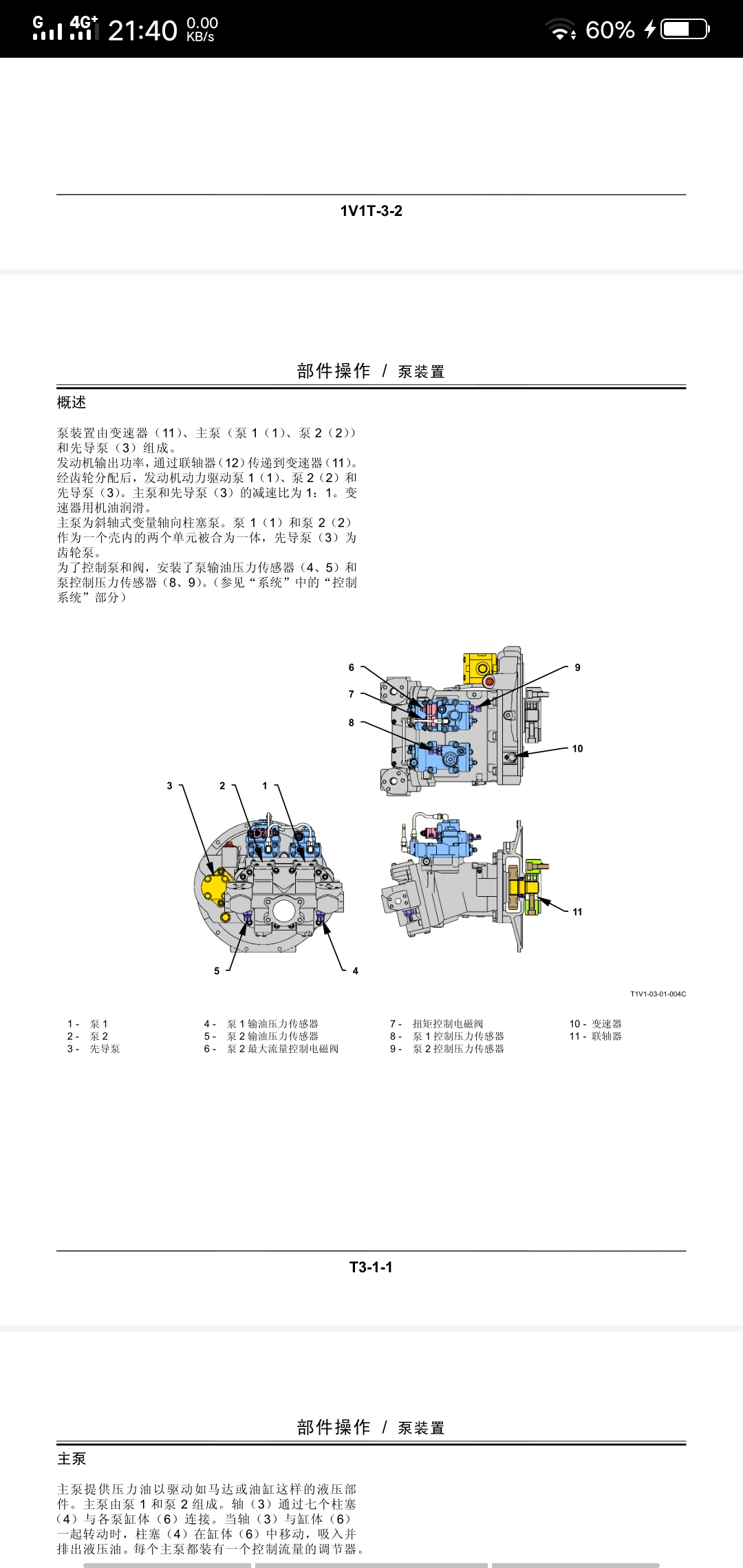 挖掘機維修資料