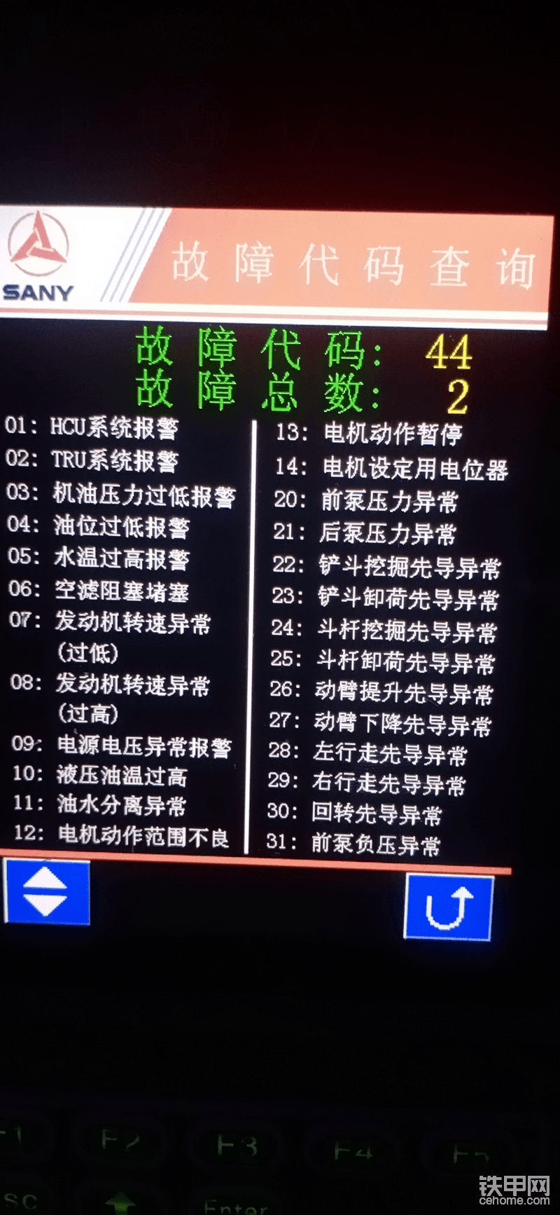 三一135－8故障代码-帖子图片