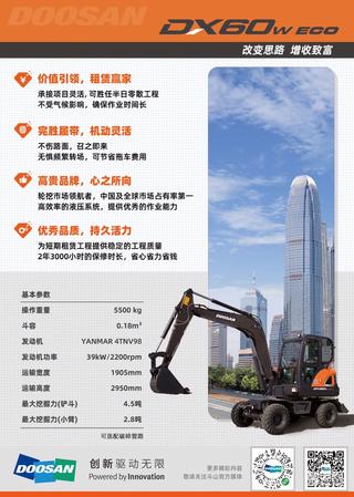 斗山60輪挖和新源B70選哪個好、差價1萬