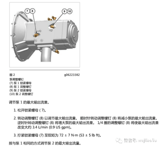 最新卡特320GC液壓泵流量調(diào)試方法