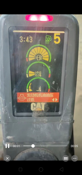 卡特312D機油壓力低什么情況