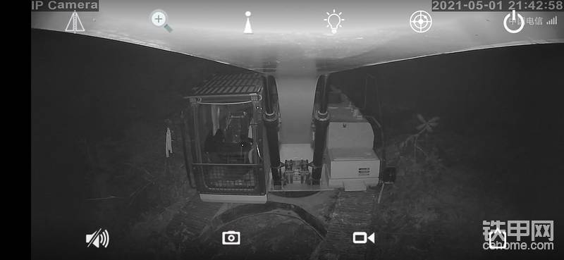 挖机远程摄像头  晚上防盗-帖子图片