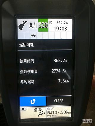 網(wǎng)紅機日立130使用油耗