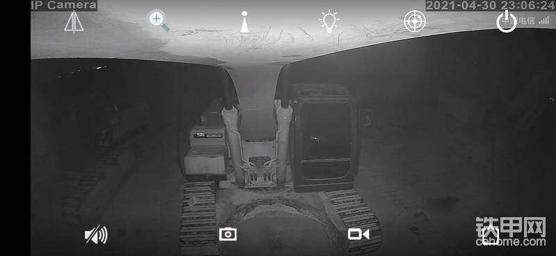 挖机晚上看车用的  连手机远程监控摄像头-帖子图片