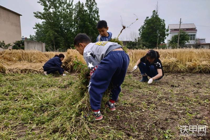 不好好上学以后只能干农活！最好的现场教育！