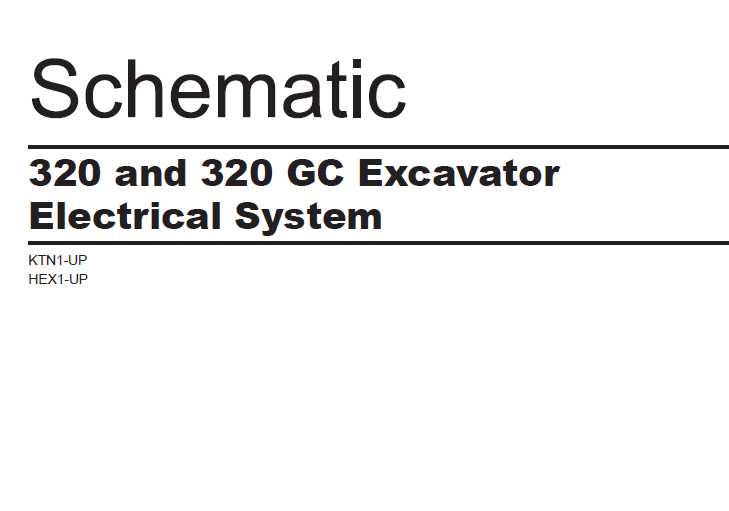 卡特320GC中文电路图纸分享